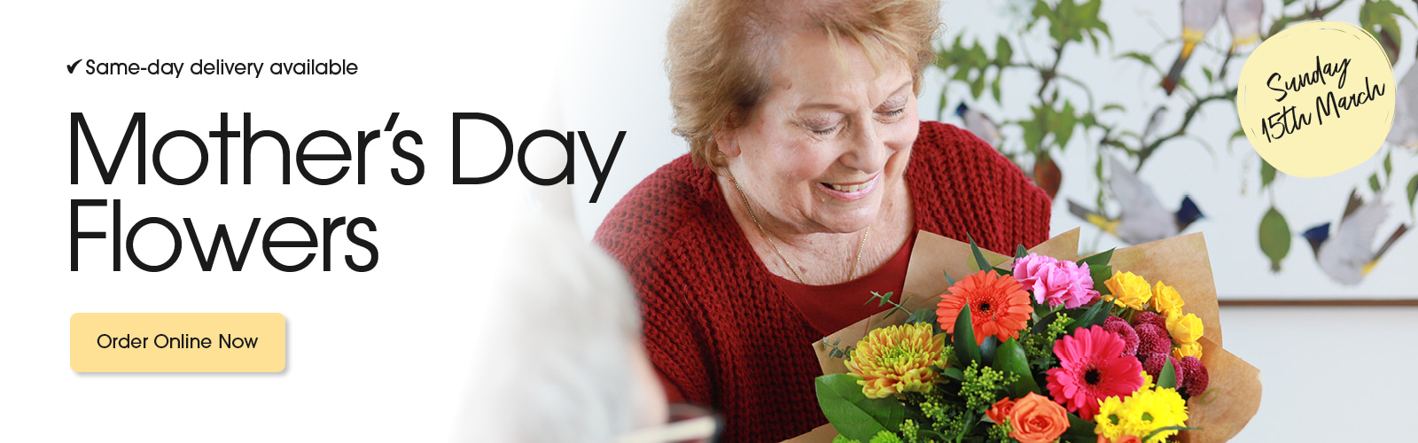 Seasonal bouquets from Hilltop florist in Eastwood, Nottingham offering same-day delivery